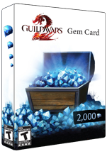2000 de Guild Wars 2 Gems Clave